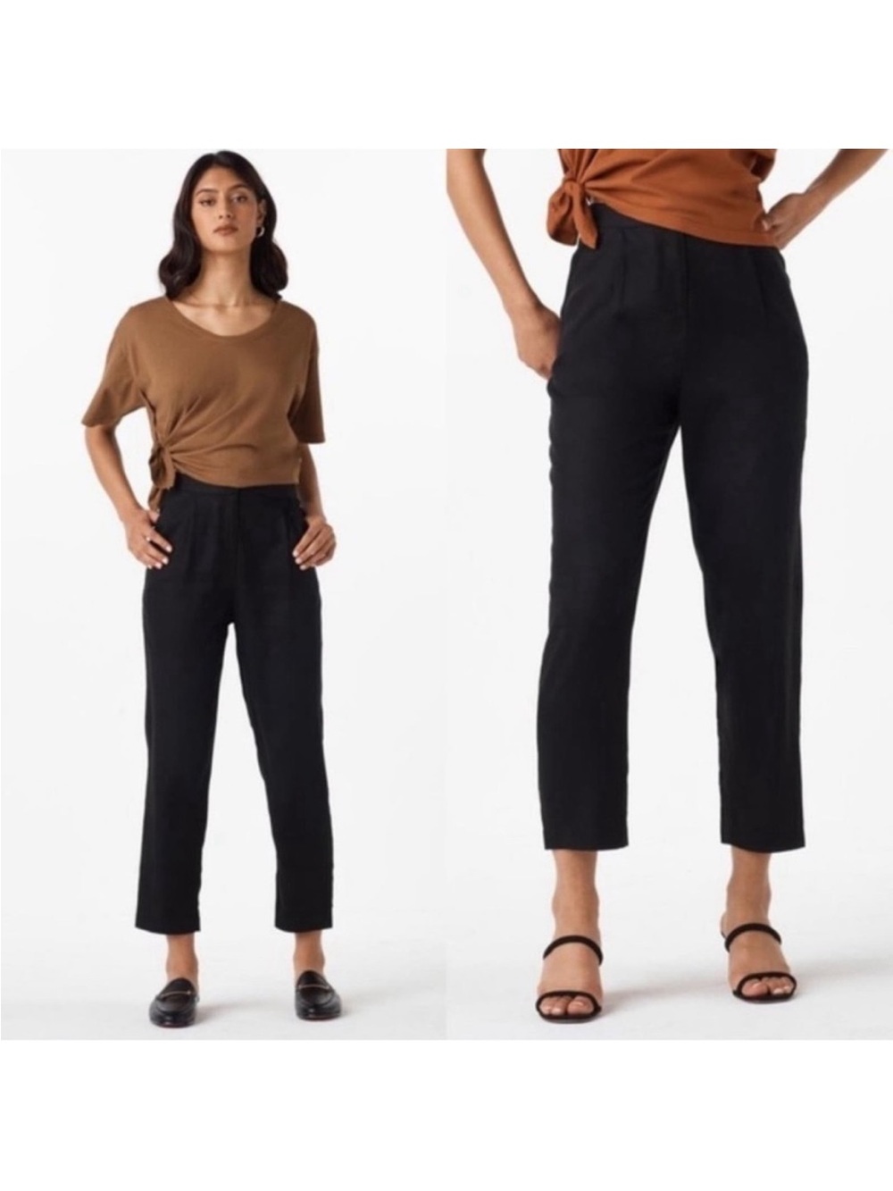 Vetta Capsule The Every Day Trouser Pant Black Womens Plus Size 14